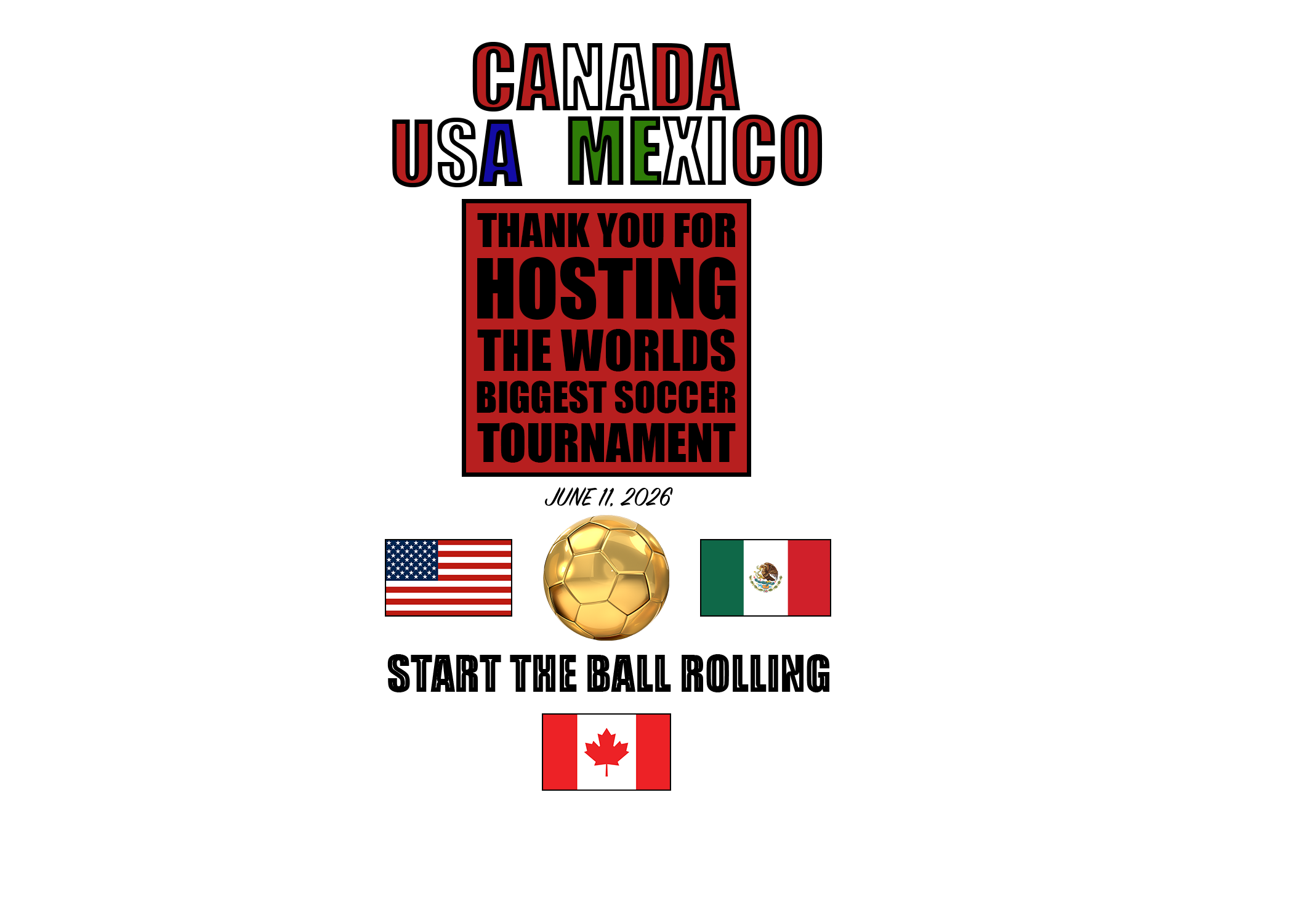 Canada, USA, Mexico Soccer