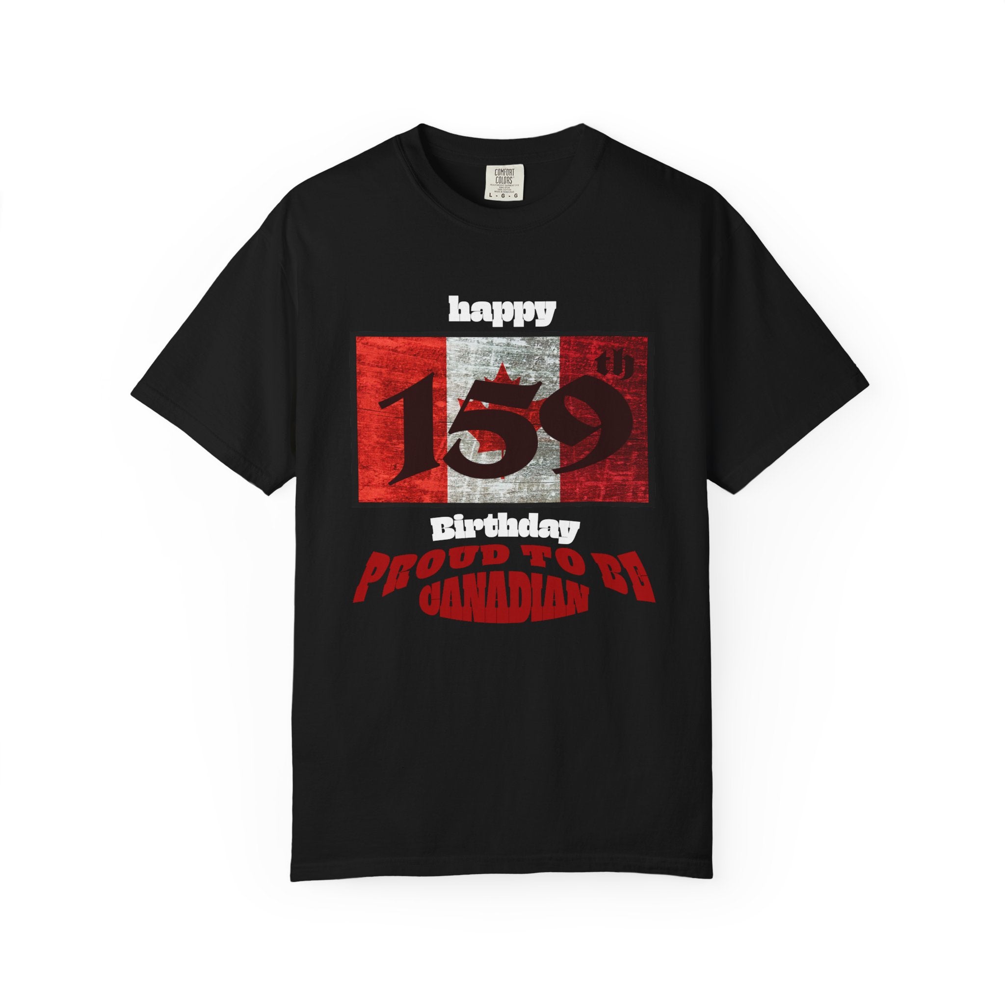 Proud to Be Canadian 159 Flag T-Shirt