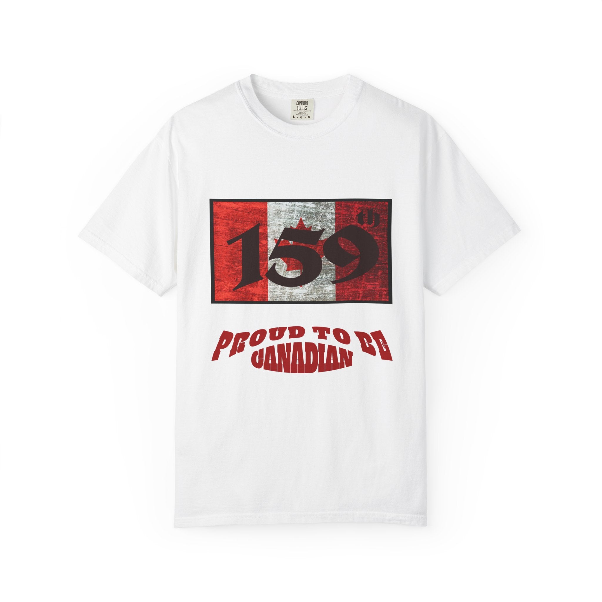 Proud to Be Canadian 159 Flag T-Shirt